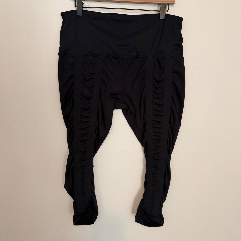 Sweetflexx Resistance Leggings Size 16 Black High Rise Compression Workout